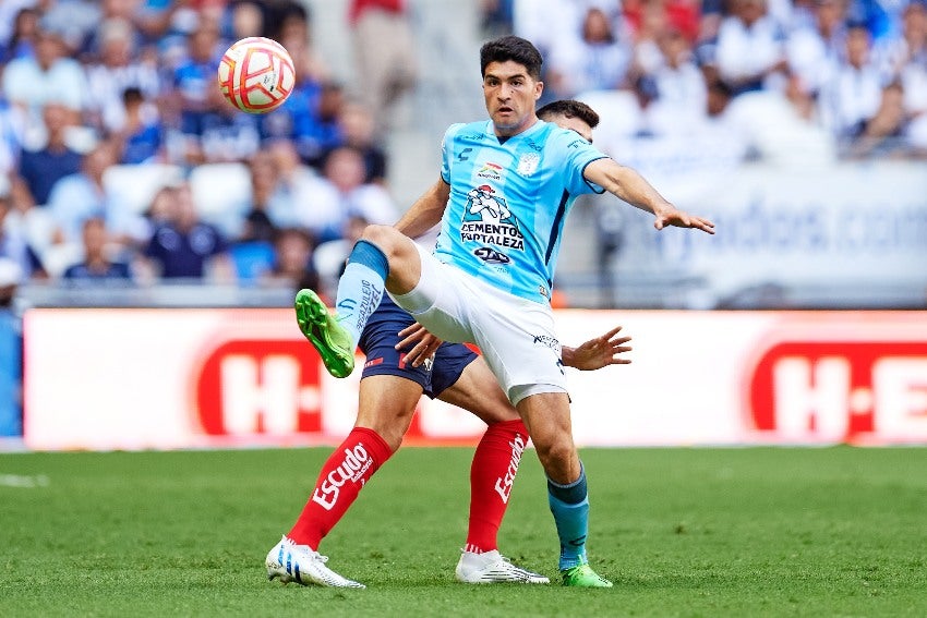 Nico Ibáñez en el juego vs Rayados