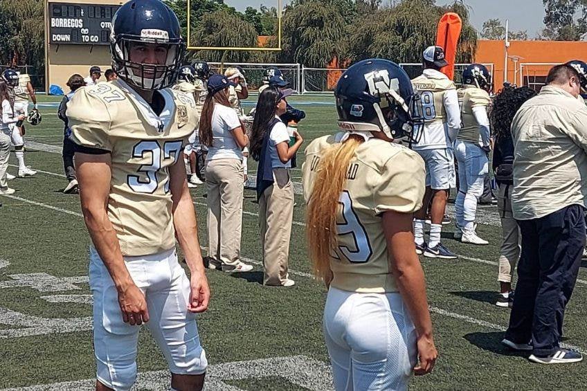 Andrea Martínez durante un partido de Pumas CU