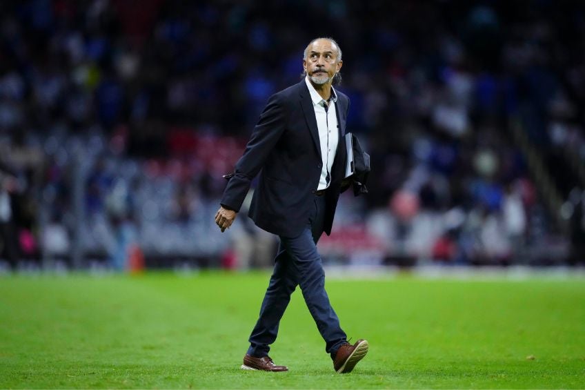 Raúl Gutiérrez previo a un partido de Cruz Azul