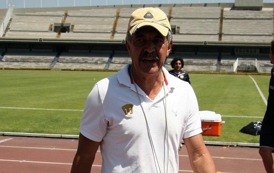 Ferretti en entrenamiento en Ciudad Universitaria