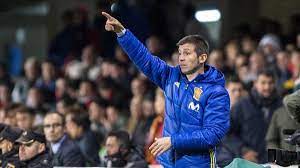 Albert Celades en su paso como entrenador de la selección española sub-21