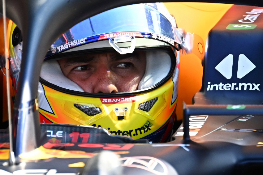 Checo Pérez en el Gran Premio de Países Bajos