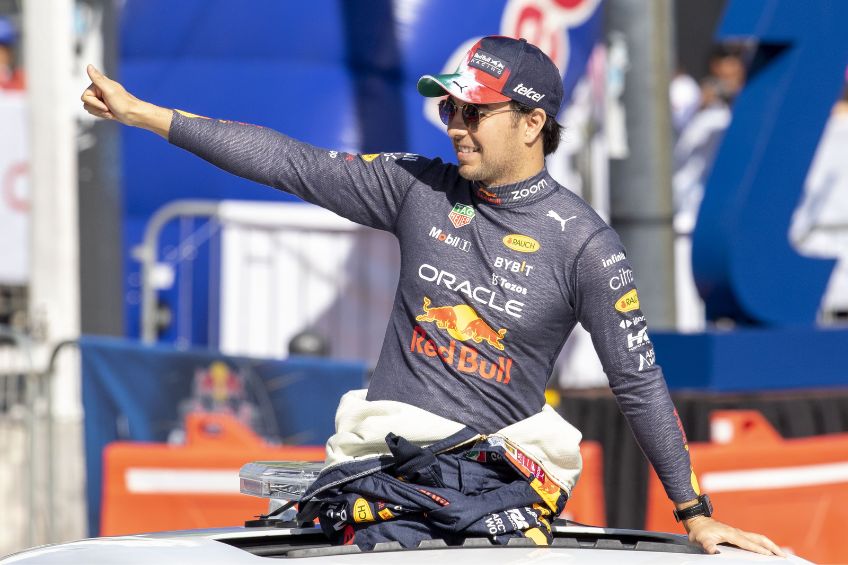 Checo Pérez previo al Red Bull Showrun