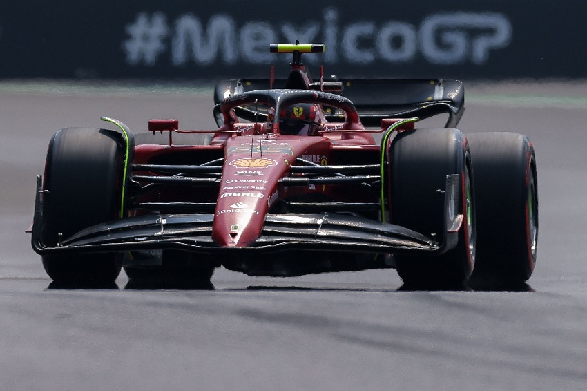 Carlos Sainz en el GP de México