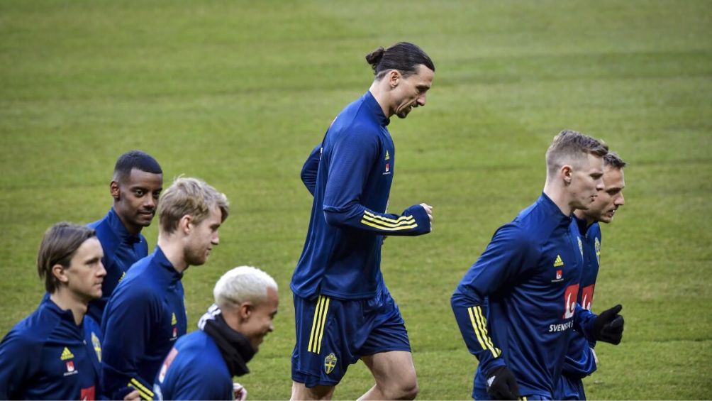 Zlatan con la selección sueca