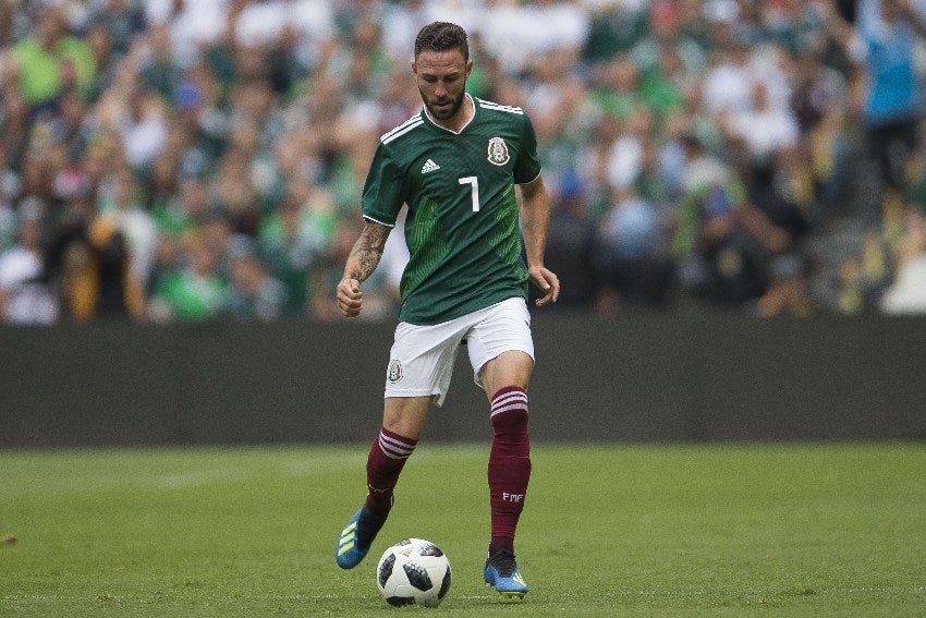 Miguel Layún cuando jugaba para el Tri