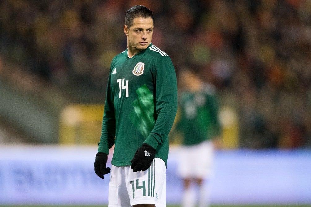 Chicharito durante Rusia 2018