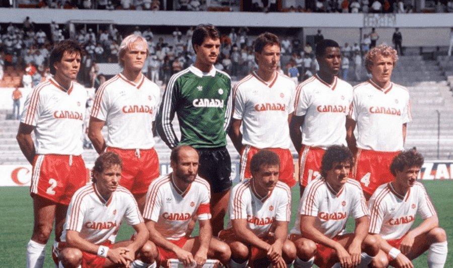 Selección de Canadá, previo a juego en México 86