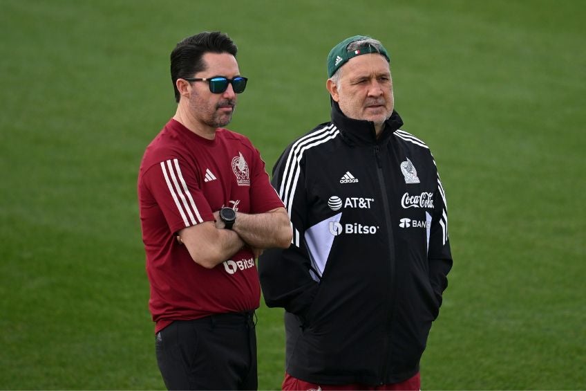 Gerardo Martino entrenando a la Selección Mexicana