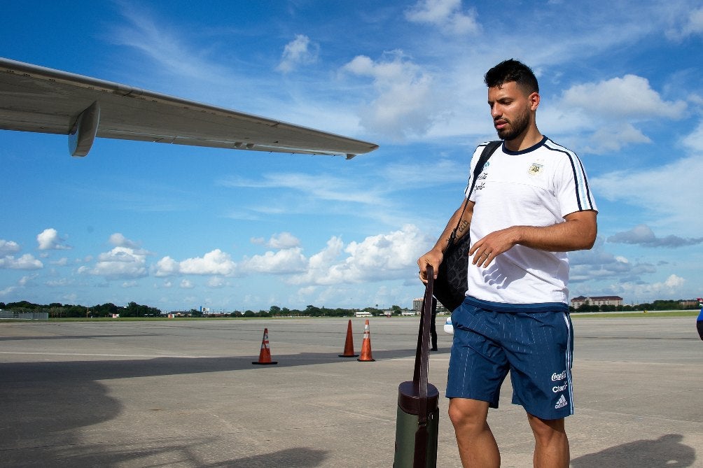 Kün Agüero está en Qatar