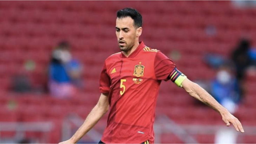 Busquets con la Selección