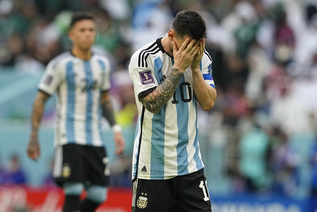 Argentina no pudo contra Arabia Saudita