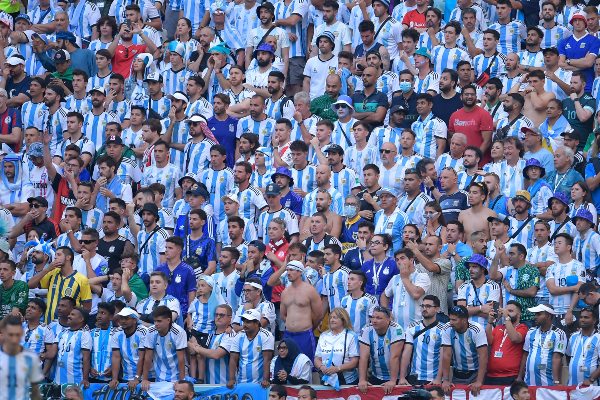 Aficionados de Argentina en Qatar 2022