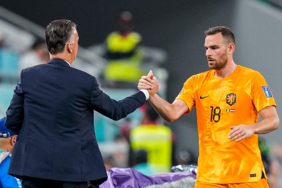 Van Gaal y Janssen en Qatar