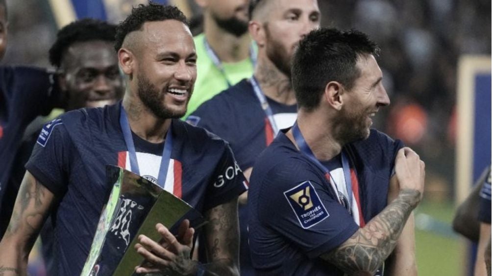 Messi y Neymar en el PSG