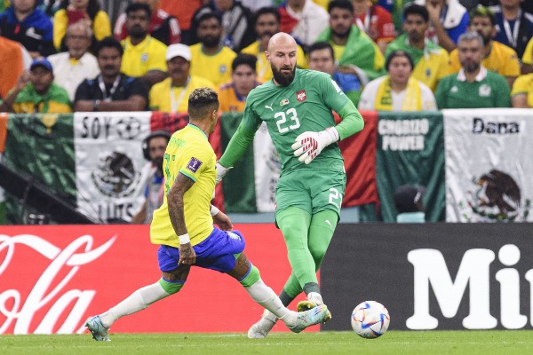 Aficionados de México en el Brasil vs Serbia en Qatar 2022