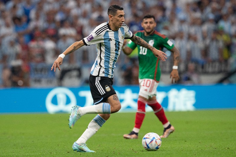 Di María con Argentina VS México