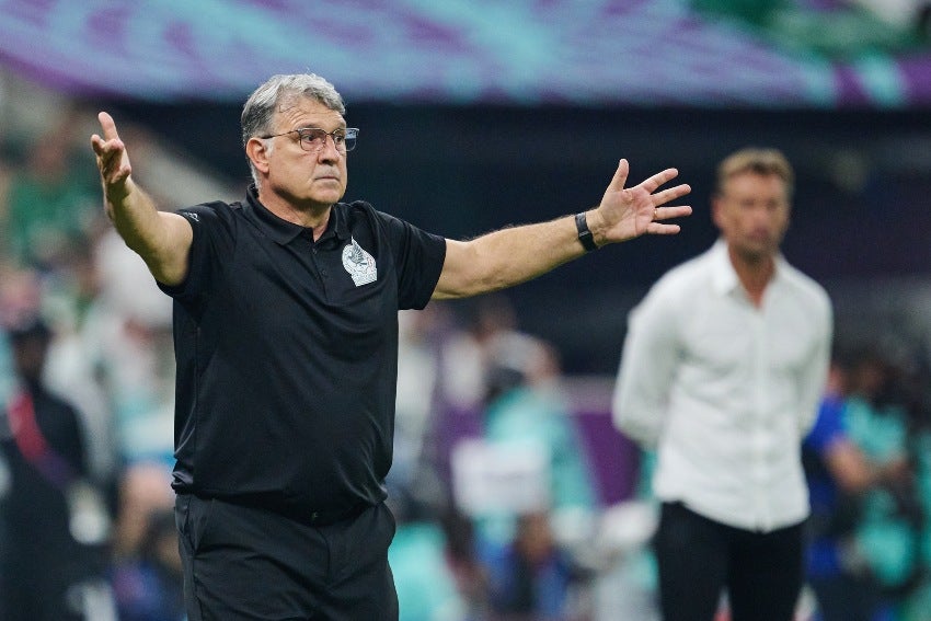 Tata Martino en la eliminación del Tri en Qatar 2022