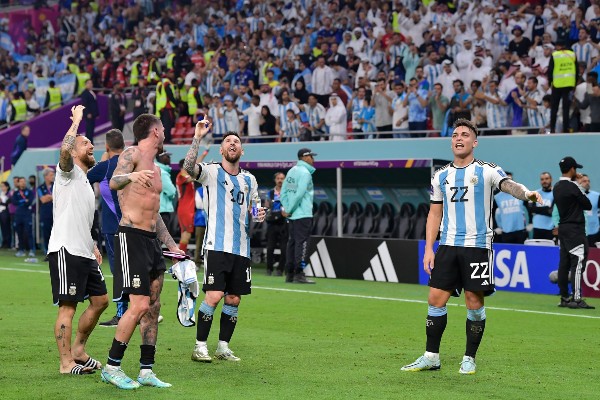 Messi con Argentina en los Octavos de Final de Qatar 2022