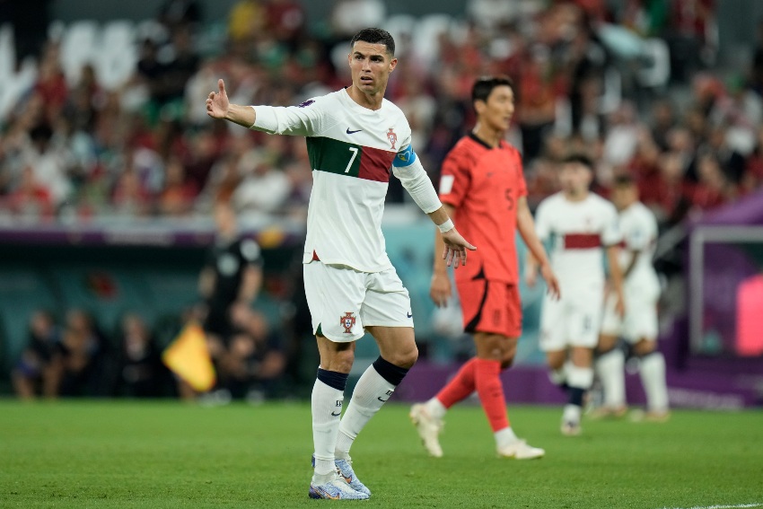 Cristiano Ronaldo en Qatar 2022 con Portugal