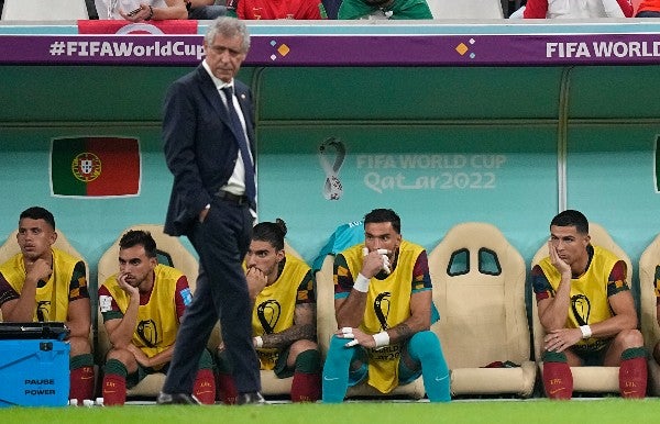 Fernando Santos y Cristiano Ronaldo en Qatar 2022 