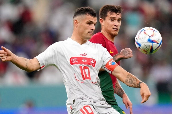 AP Otávio en partido contra Suiza