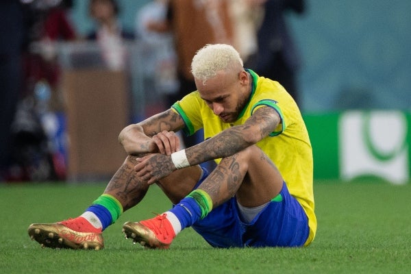 Neymar, totalmente desconsolado 