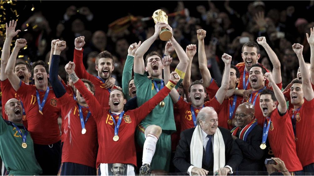 España levantó el trofeo en 2010