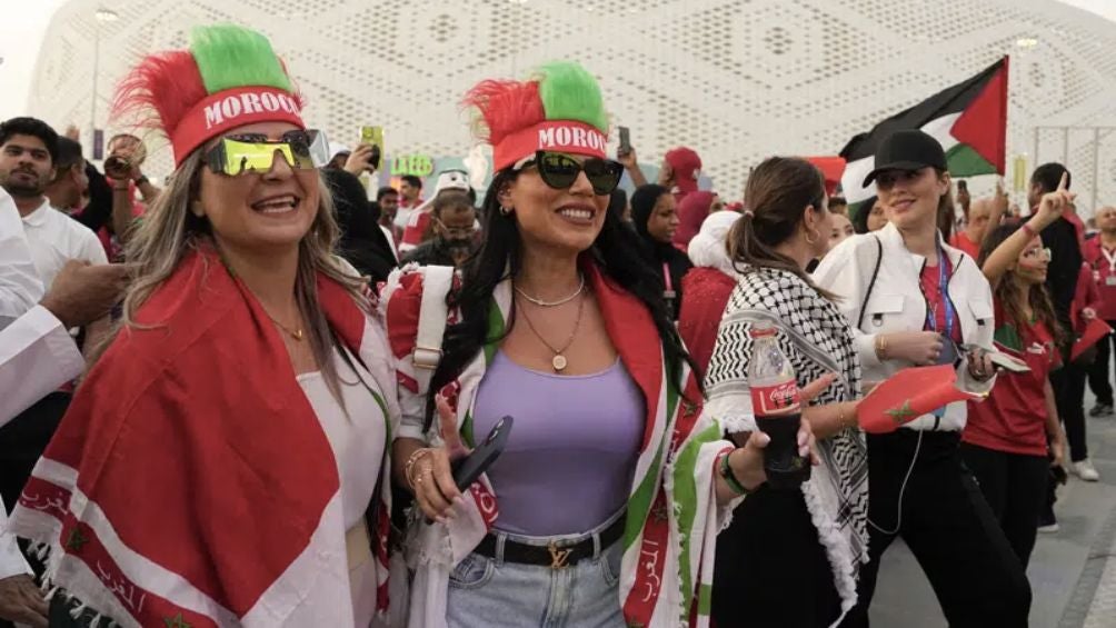 Los aficionados presentes en Qatar 2022