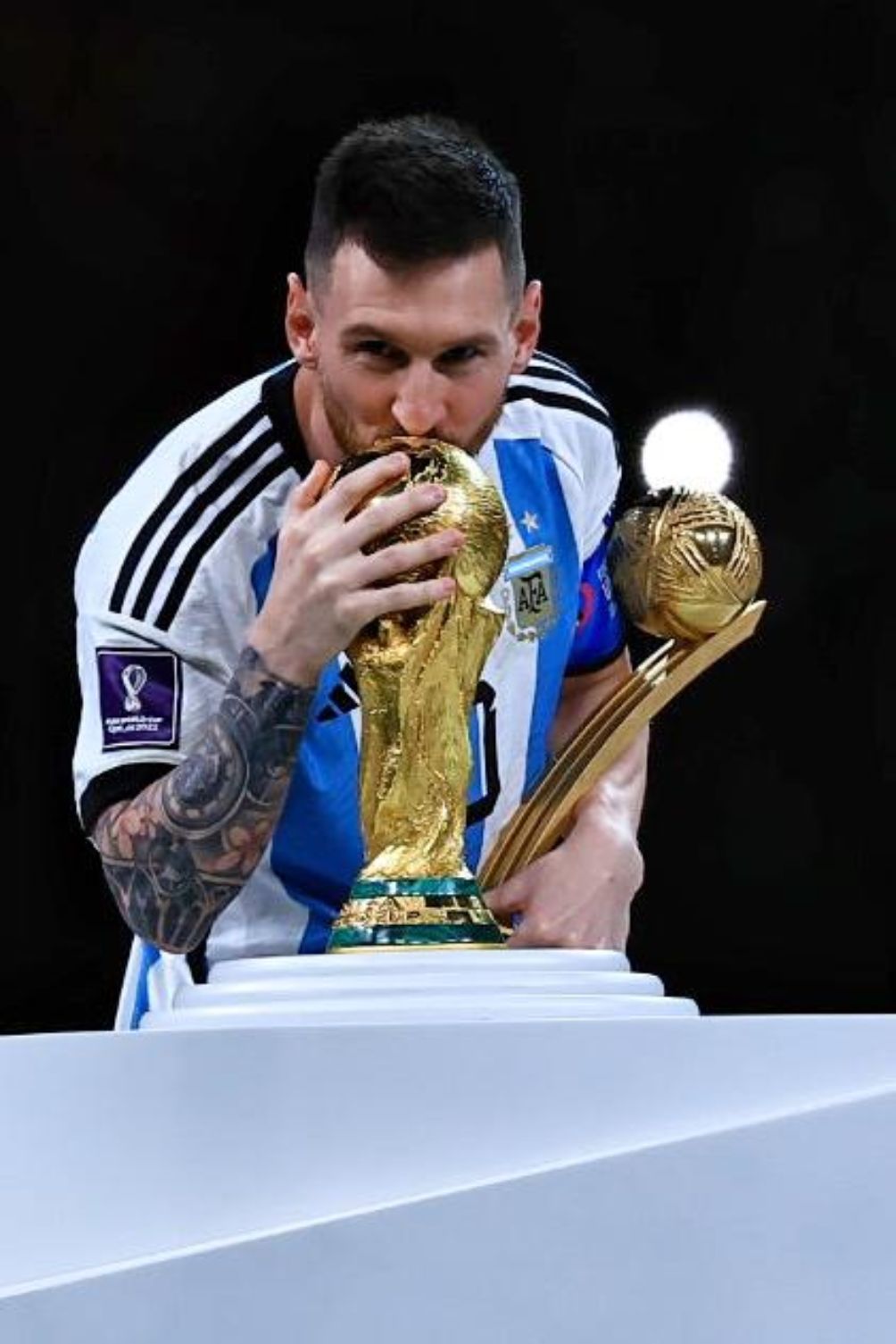 Messi consiguió el trofeo de campeón
