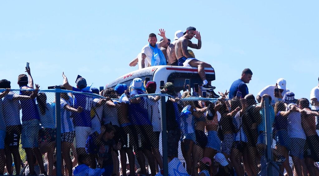 AP Argentina recibió a sus Campeones del Mundo