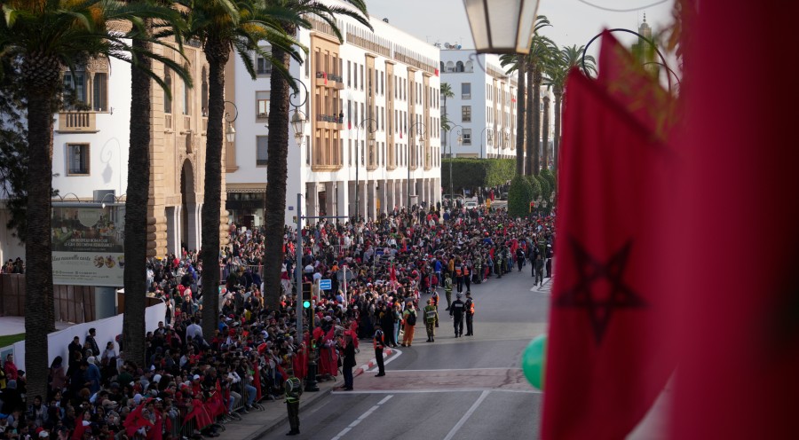 Las calles de Rabat festejando a los Leones del Atlas