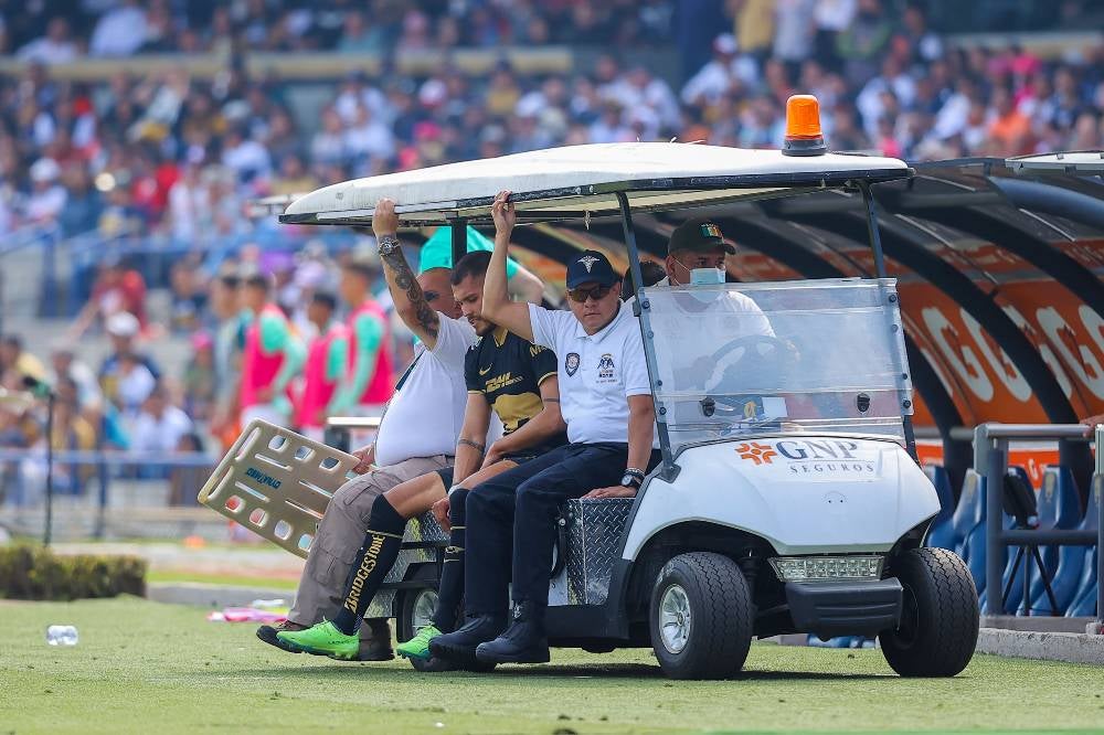 Nico Freire salió lesionado ante Santos