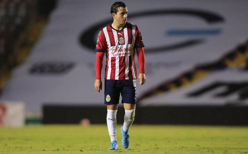 Alan Mozo previo a un juego de Chivas 