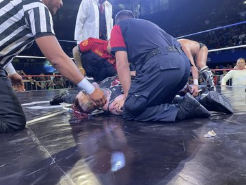 Pagano sufrió un ataque en el ring