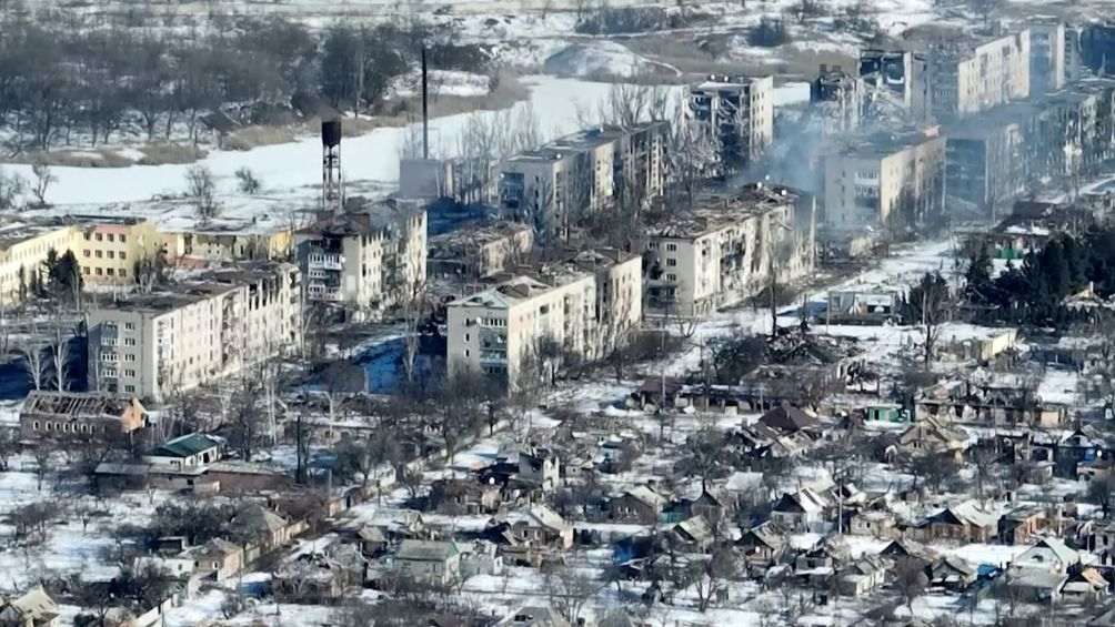 Los escombros en Ucrania tras los largos bombardeos rusos