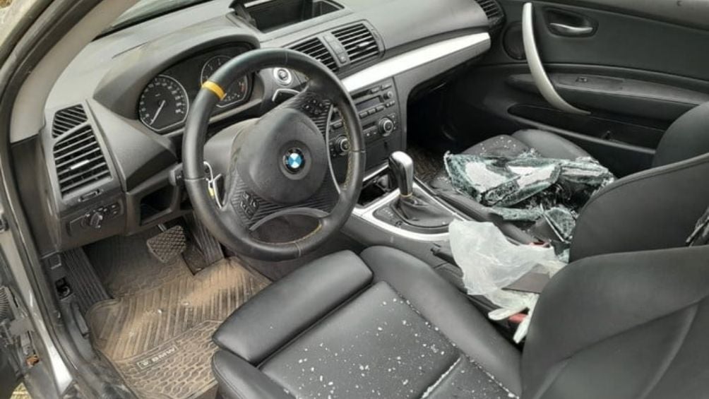 ESPECIAL Fernández's car, that's how it was found