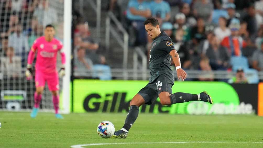 Chicharito en el juego del 'All-Star'