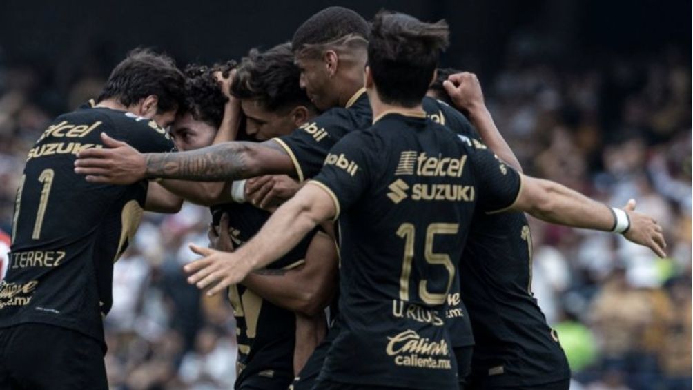 Pumas celebra la victoria ante Atlético de San Luis