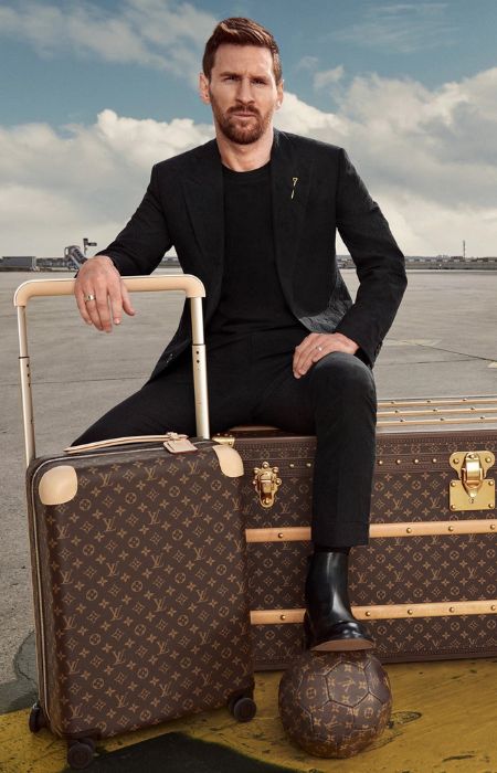 yo mismo Acurrucarse Deformación Messi se pone fino y hace comercial de Louis Vuitton ¡Qué elegancia!