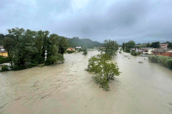 Inundaciones en Italia debido a las fuertes lluvias