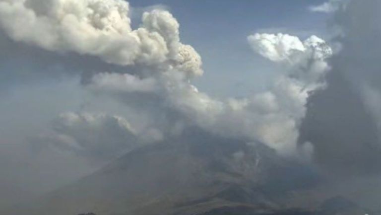 La situación del Popocatépetl mantiene alerta a la población 