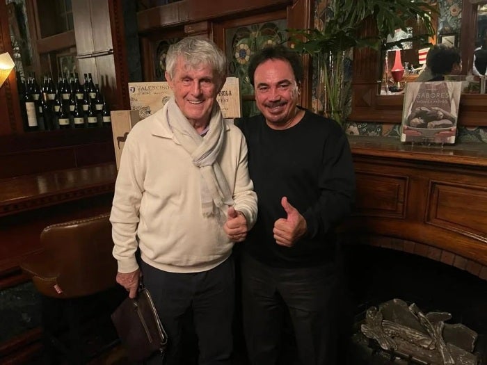 INSTAGRAM @hugosanchez_9 Hugo Sánchez posa en su reencuentro con Bora