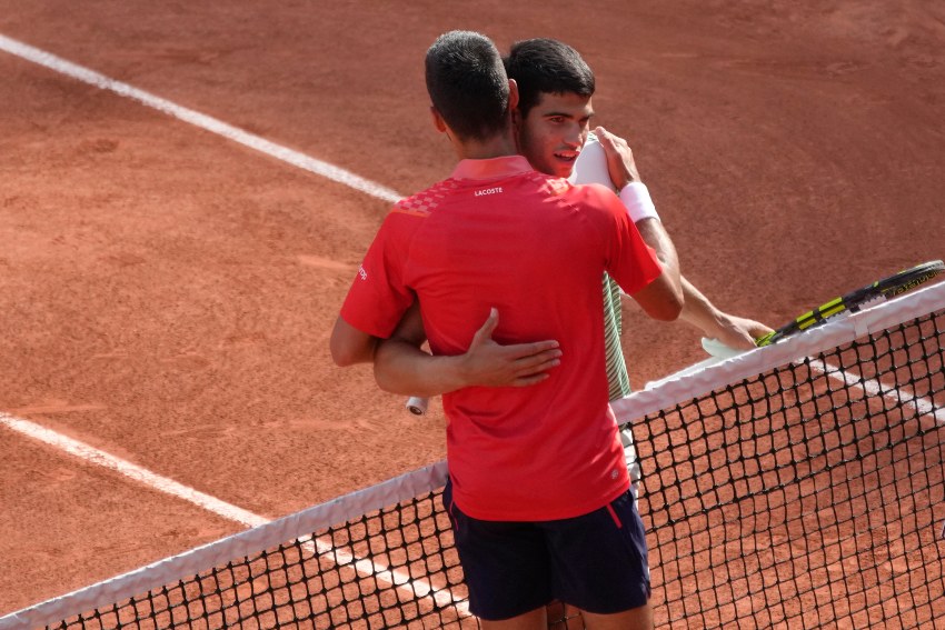 Djokovic triunfó ante Alcaraz