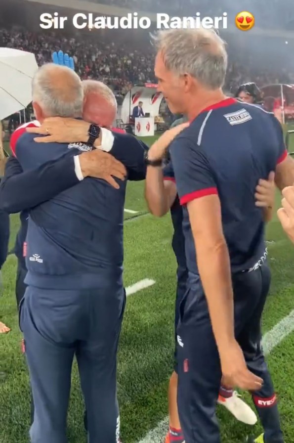 Claudio Ranieri rompe en llanto tras ascender a Cagliari a la Serie A