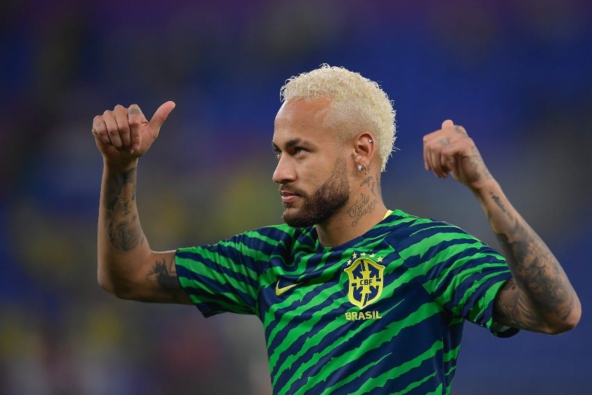 Neymar en entrenamiento