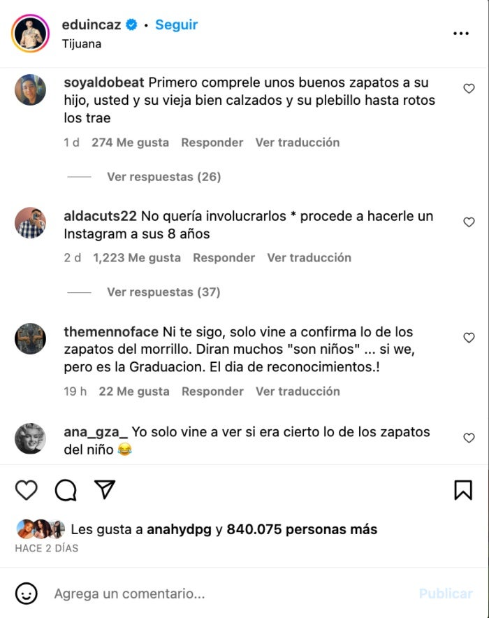 Usuarios tundieron al líder de Grupo Firme.