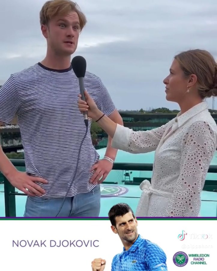 Berry imitó el acento de Novak Djokovic