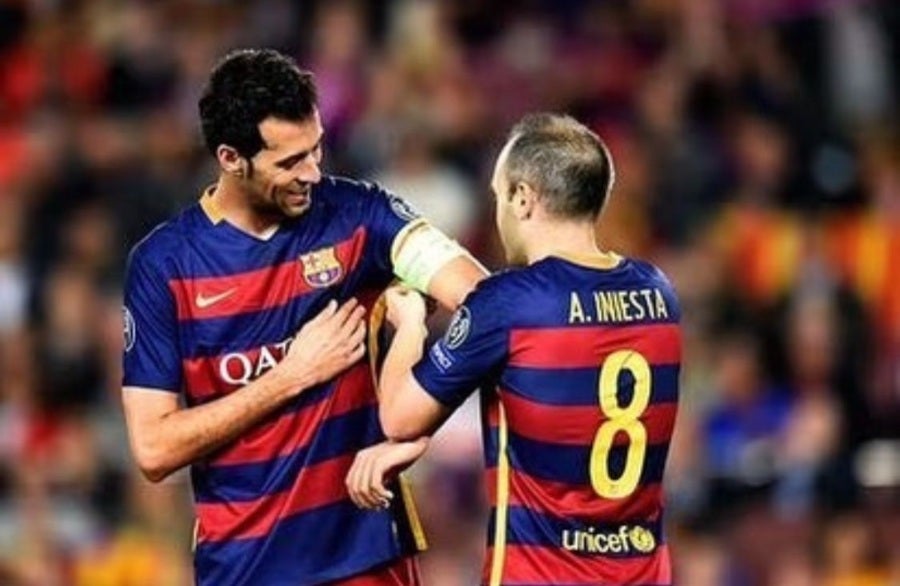 Iniesta se reencontraría con Busquets