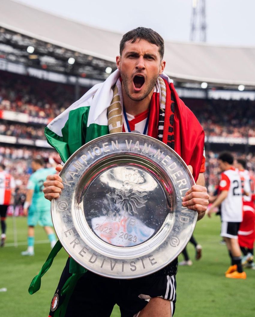 Santi Giménez, Campeón de la Eredivisie con Feyenoord
